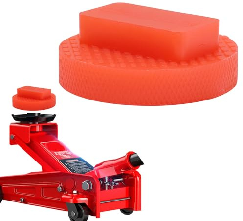 Wagenheber Gummiauflage Rot aus Polyethylene - Hochwertiger Jack Pad für BMW & MINI - Schützt Unterboden & Schweller - Universell für Rangierwagenheber