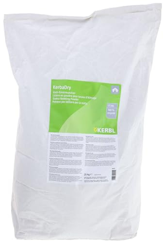 Kerbl Stallströpulver Kerbadry, Stalltorrt Pulver, Stallhygien, 25Kg, Grisar, Nötkreatur, Fjäderfä, 100% Ekologiskt, Reducerat Damm, Tillverkad I Tyskland