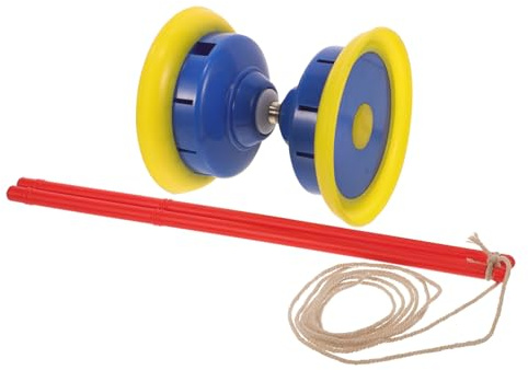 Gatuida Diabolo Fitness avec Triple Roulement à Billes Extérieur pour Garçon Fille et Adultes Diabolo Chinois Chute Performance Professionnelle et Rotation Prolongée Couleur Aléatoire