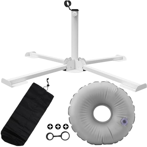 Supporto per ombrellone da spiaggia resistente, portatile e pieghevole, per attività all'aperto, ideale per viaggi, picnic, pesca, patio e balcone