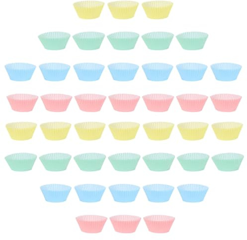 CALLARON Pirottini per Muffin in Carta 300 Pezzi Resistenti e Facili da Pulire per Feste e Pranzi di Celebrazione Colore Casuale