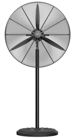 YPIOUREN Ventilatore A Piantana, Ventilatore Industriale Ad Alta Velocità, Silenzioso, Con 3 Velocità E Oscillazione A 120°