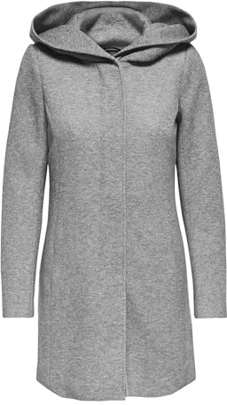 ONLY Coat ONLSEDONA Coat Light Grey Melange s Light Grey Melange S
