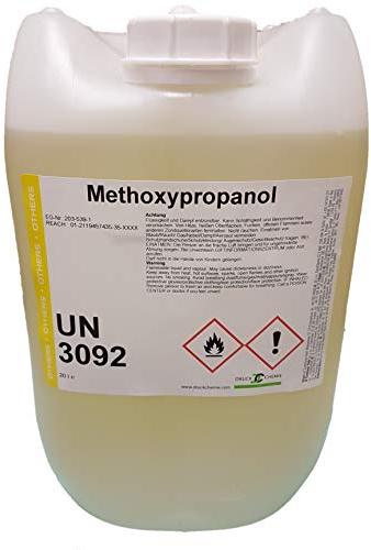 DC DruckChemie GmbH Methoxypropanol / 1-Methoxy-2-Propanol 10 Liter - Hochwertiges Verdünnungsmittel & Lösungsmittel - Geeignet zur Lackherstellung