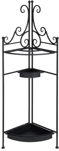 Esschert Design Regenschirmständer, zusammenklappbar, Schwarz