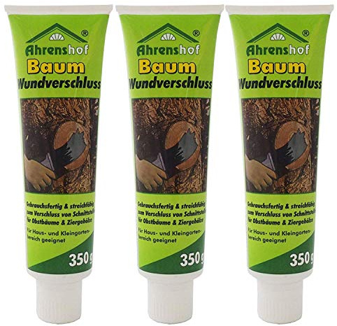 Preisjubel 3X 350g Ahrenshof Baum-Wundverschluss, Baumwunden verschließen, Baumpflege