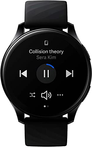 OnePlus Watch - Bluetooth 5.0 Smart Watch with 14 days battery life and 5ATM + IP68 Water Resistance - Midnight Black