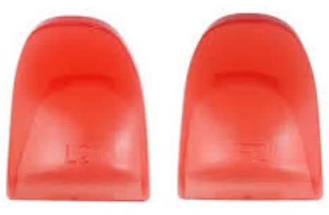 Trigger extenders for PS4 Sony PlayStation 4 controller trigger L2 R2 replacement - Clear Red | ZedLabz