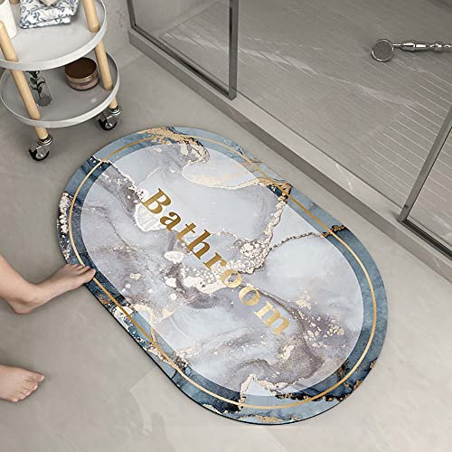 FLLG Tappetini Antiscivolo Bagno,Tappeto Cucina Antiscivolo Lavabile,Tappeto Magico Super Assorbente,Tappeto Bagno Memory,Perfetto per La Cucina del Bagno A,17.7 * 27.5in