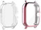 Braleto Funda Compatible con Amazfit GTS 3,Anti-Rasguños Protector de Pantalla TPU Suave Ultra Protección Completa Carcasa para Amazfit GTS 3 (Transparent&Rosa)