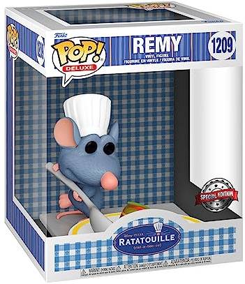 Funko POP! Deluxe: Disney Pixar Ratatouille - Remy | Offizielles Cartoon/Animation Merch - Vinyl Sammelfigur als Regal Deko - Geschenkidee zum Geburtstag für Fans und Sammler