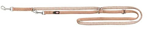 TRIXIE Premium Wickeltuch mit Neoprenpolsterung, XS-S, Ethno-Motive/Karamell, 2,00 m/15 mm