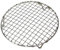 Temoo Grillrost, 25 cm/35 cm/45 cm/55 cm, Edelstahl, rund, Grillrost mit Beinen, Mehrzweck-Grillregal, Gitterdraht, Grillrost, für Camping, Picknick