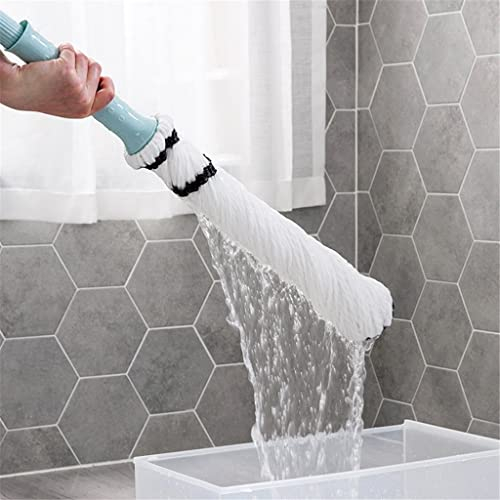 Serpillière Ronde pour Lavage du Sol, Cuisine paresseuse, essorage, Aide à la Maison, Auto-Humide, Mains Libres, Nettoyeur de vitres