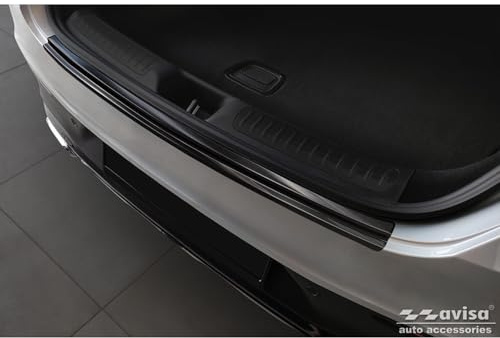 Avisa 2/45366 Stück Ladekantenschutz Hinten Kompatibel mit MERCEDES-BENZ GLC Coupe C254 | kompatibel mit Mercedes GLC II Coupé (C254) 2023- - Schwarz