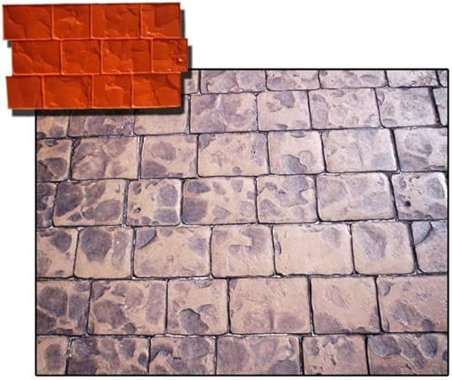 Molde de hormigón impreso imitacion adoquín 76x43 cm Belga, Ingles, Europeo - Moldes Hormigon Impreso Tematización… (FLEXIBLE)