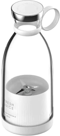 50W Licuadora eléctrica mini, extractor de frutas portátil, Cargar USB, 350ml, Para variedad de frutas, jugos, leche de soja, batidos de leche, pasta de arroz.