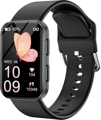 MorePro Smart Fitness Tracker, Health Smartwatch with 24/7 Heart Rate & Blood Oxygen Tracking,120+ Sports Modes Activity Tracker, IP68 Waterproof Fitness Watch for Women Men, Android iOS