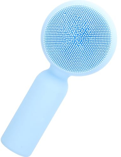 OSALADI Silikon Gesichtsreinigungsbürste Doppelseitig Peelingbürste Sanftes Gesichtspeeling Leicht Tragbar für Fettige Haut und Mitesser Entfernung