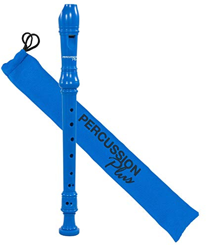 Percussion Plus PP1611 Bunte Sopran-Blockflöte, Blau