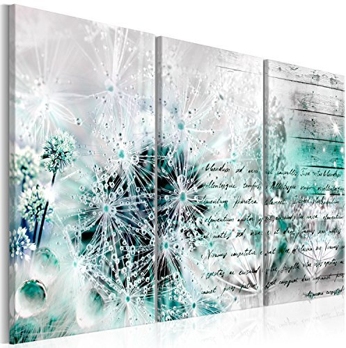 murando - Wandbilder XXL Pusteblume 135x90 cm Vlies Leinwandbild 3 Teilig Kunstdruck modern Wandbilder XXL Wanddekoration Design Wand Bild - Blumen Abstrakt f-C-0173-b-g