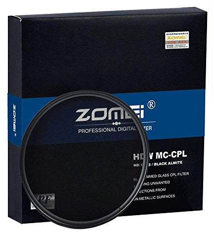 Zomei Filtro polarizador circular CIR-PL CPL de 40,5 mm HD de 18 capas superdelgado con revestimiento múltiple