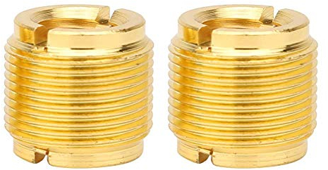 Adaptateur de vis de Microphone Clip de Microphone Universel avec Adaptateur pour mâle de 5/8 Pouce à Femelle de 3/8 Pouce, Paquet de 2 Conférencier