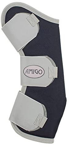 Transportgamaschen 600D AMIGO Ripstop Horseware navy/silver Pony