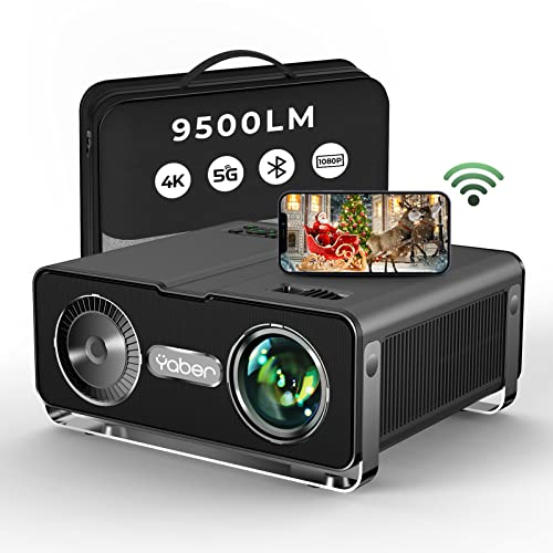 YABER Proiettore Bluetooth WiFi 1080P Full HD
