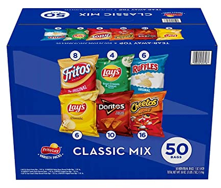 Frito-Lay Classic Mix Variety Snacks (50 unidades)