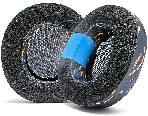 WC Freeze Nova Pro Wireless – Kühlende Gel-Ohrpolster für Arctis Nova Pro Wireless & Nova Elite (passt Nicht auf andere Modelle), von Wicked Cushions, extra dick und bequem | Navy Tiger