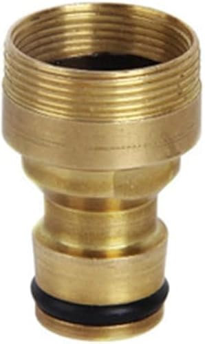 Connettore in Ottone Rapidi, Adattatore Rubinetto Cucina Giardino, 3/4 Tubo Attacco, Connettore Rapido per Tubo Flessibile da Giardino per Irrigazione