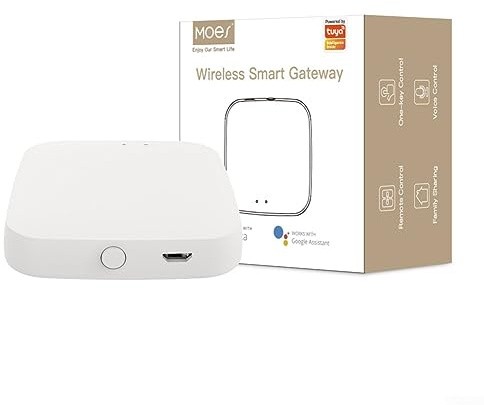 HEIBTENY Puerta de enlace inalámbrica Smart WiFi para Tuya Bluetooth Smart MESH SIG Smart Gate Way Hub Bridge Wit para Smart Life APP 2.4G