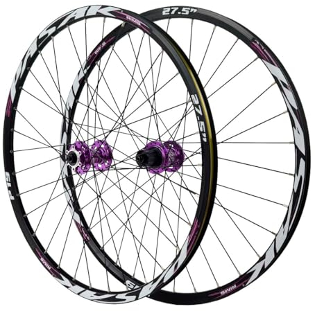 DYSY MTB Laufradsatz 24/26/27,5/29 Zoll, Mountainbike Laufradsatz mit Breiter Felge Vorder Und Hinterräder mit Nabe 6 Sperrklinken Radsatz 32H for 7/8/9/10/11 Geschwindigkeit (Size : 24 IN)