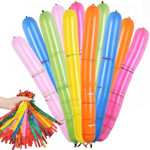 100 pcs Elevate Your Party with Vibrant Assorted Colour Rocket Balloons: Experience the Delight of Whistling Fun and Flying Magic for Unforgettable Celebrations