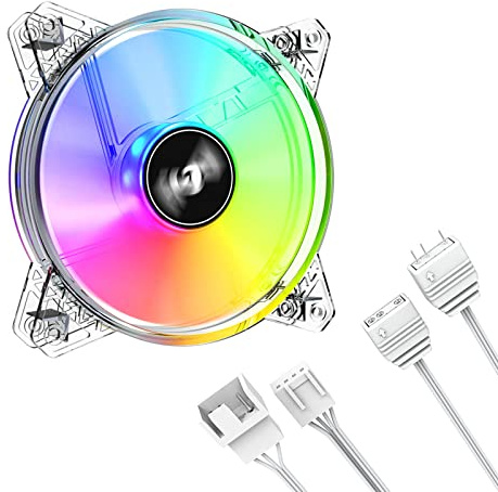 HDKEAN 120mm PC Computer For Case Fan Cooling 4PIN Adjustable ARGB Led 12cm Mute Ventilador DC12V Fans Adjust Speed
