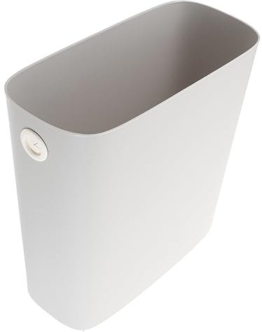 MUSISALY Pattumiera Sottile Da Cucina in Plastica Cestino Per Rifiuti Per Spazi Stretti Doppio Livello Design Aperto Ampio Capacità