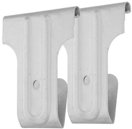 HOMOBABE 2pezzi Gancio Antifurto Meccanico Doppio Per Porte Avvolgibili Sicurezza Interna Ed Esterna Design Resistente Facile Da Usare Confezione