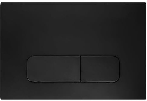 AQUAUNO - Piastra di comando WC in plastica per risciacquo a 2 quantità, pulsante di risciacquo a risparmio d'acqua, compatibile con Geberit Sigma