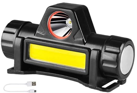 MotiveTech Casque de Soudage avec Lampe Frontale, Lumière Vive pour Adultes, étanche, pour La Course, Le Camping, La Réparation, La Randonnée et La Soudure.