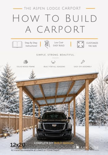How to build a carport: A how to guide on how to build a lean to style carport