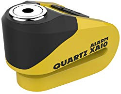 LK272 - OXFORD Quartz XA10 Alarm Disc Lock (10mm Pin) Yellow/Black