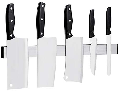 Magnetic Knife Holder, Wall Self-Adhesive Knife Block Storage Strip for Metal Utensils, Tools, Kitchen Accessories (31)