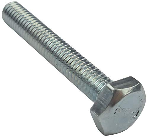 AERZETIX - Set di 50 Bulloni M3x20 - Testa esagonale - Ø3x20mm - DIN 933 - Classe 8.8 - Acciaio zincato - Fai da te - Strumento di montaggio/Ferramenta - C47259