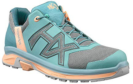 HAIX CONNEXIS Go GTX Ws Low/Mint-Coral Der erste Freizeitschuh mit aktiver Faszienstimulation als Damenmodell.