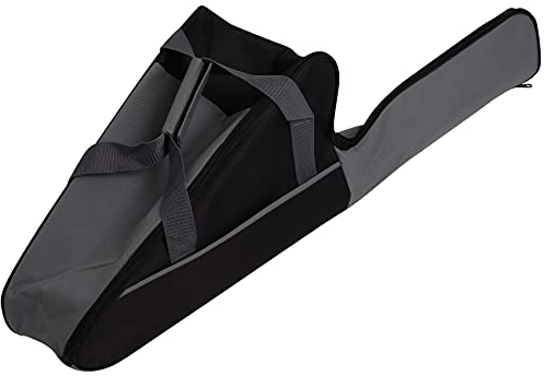 Gekufa123 Graue Tragetasche für Kettensägen, tragbar, schützende Kettensäge, Oxford-Stoff, wasserdicht, für Garten-Kettensäge bis 45,7 cm