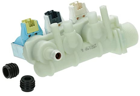 GORMEL Dreifach-Einlassventil for Waschmaschine, Ersatz, kompatibel for Ariston Hotpoint, Indesit, Bauknecht, kompatibel for Whirlpool Privileg – C00110331