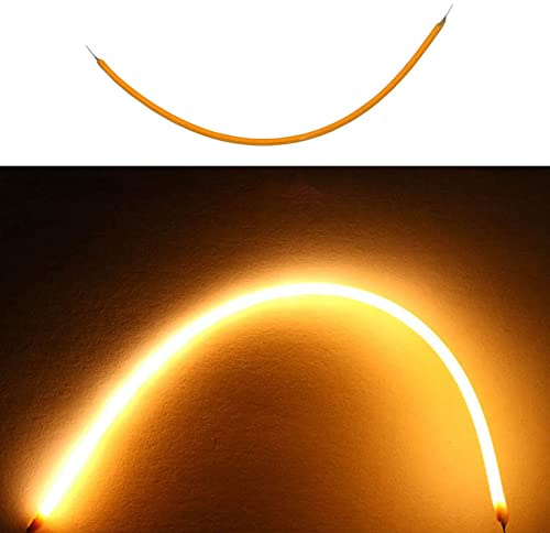 DC3V 130 mm 300 mm caldo 2200 K Retro Edison lampadina LED filamento parti, diodi retrò Edison lampadina LED filamento (300 mm-luce calda)