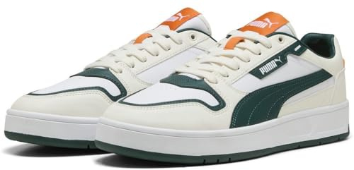 PUMA Unisex Court Classic Street Sneaker, Puma vit mörk myrten varm vit, 37 EU