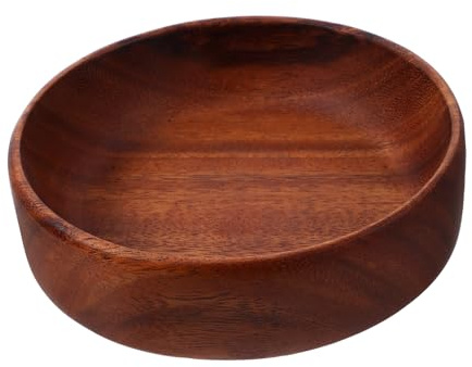 TOPBATHY Plateau À Fruits En Bois 16 X 4 5 Cm Bol À Fruits De Cuisine Assiette À Salade Assiette À Collations En Bois Plat À Bonbons Pour La Maison Petit Plateau En